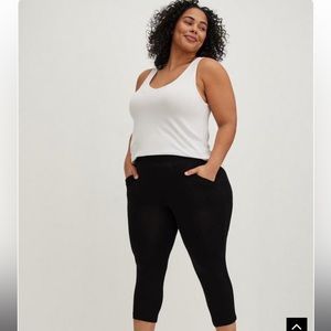 Relaxed Crop Sleep Pant - Super Soft Black